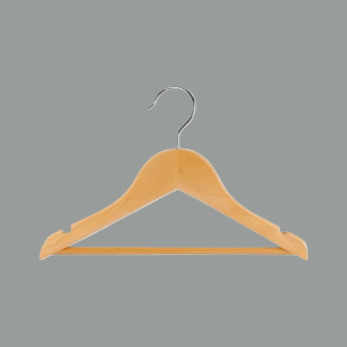 100 Adet Ahşap Bebek 360° Döner Kancalı Mont, Bluz Ahşap Çocuk askısı