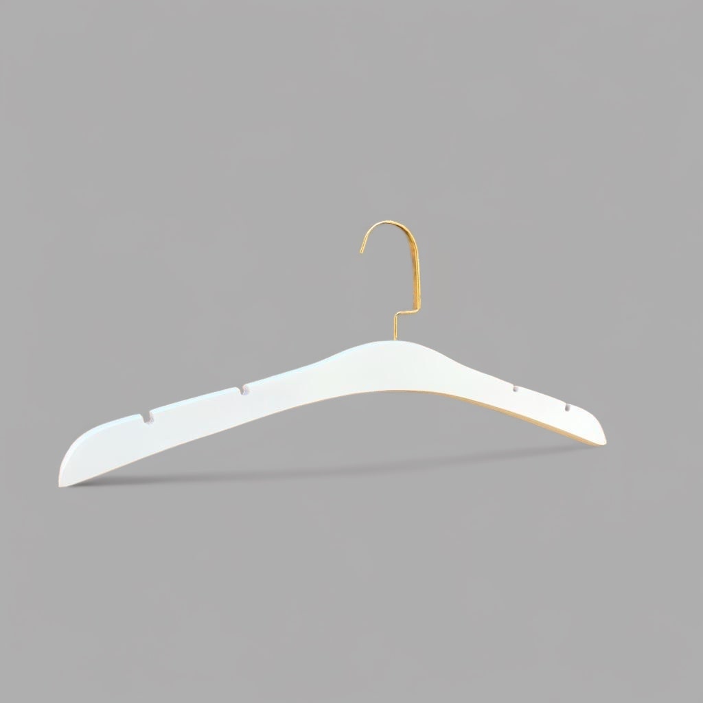 500 Adet Beyaz Ahşap Gelinlik Askısı Abiye ve Triko Askısı Özel Gold Amerikan Kancalı